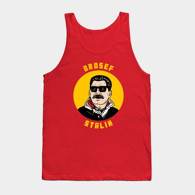 Brosef Stalin Tank Top by dumbshirts